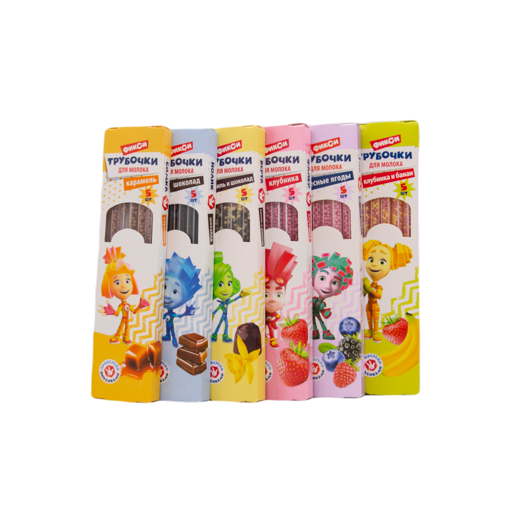 Трубочки Фиксики для молока 22,5гр - Хороший Вкус 2025 год