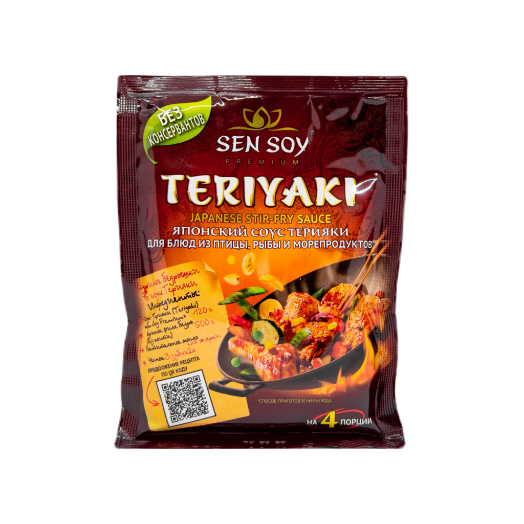 Соус терияки Sen Soy Premium 120гр - Хороший Вкус 2024 год